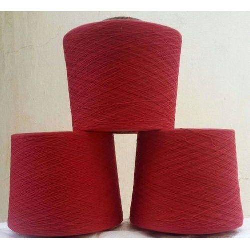 Maroon Color Open End Cotton Yarn