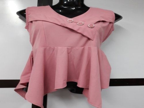 Pink Color Designer Top 