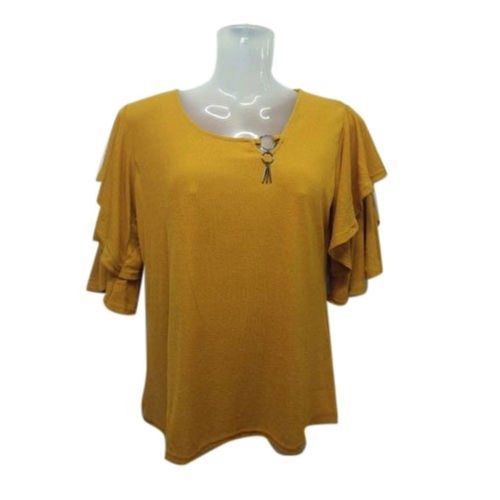 Yellow Color Girts Tops 