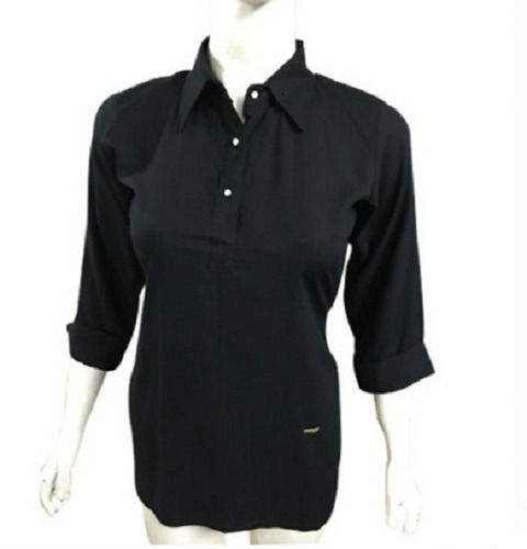 Basic Collar V Neckline Shirt Full Sleeve Button Down Soft Skin Friendly And Breathable Good Stretc Application: Lake