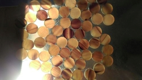 Blue Brown Color Horn Buttons