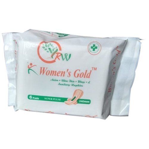 Leak Proof Rash Free Long Lasting Protection Woman Gold Sanitary Napkin