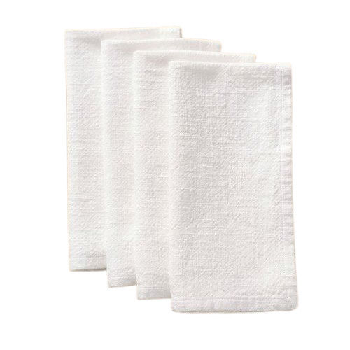 Gold Number Of 4 Piece 16 Inches Long Rectangular Reusable Plain Cotton Napkins