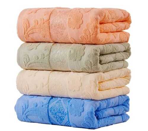 Skin-Friendly Fade Resistant Double Stitching Ultra Soft Touch Warm Towel