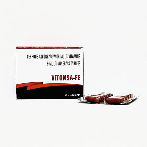 Vitonsa-FE Ferrous Ascorbate, Multivitamin And Multiminerals Tablets