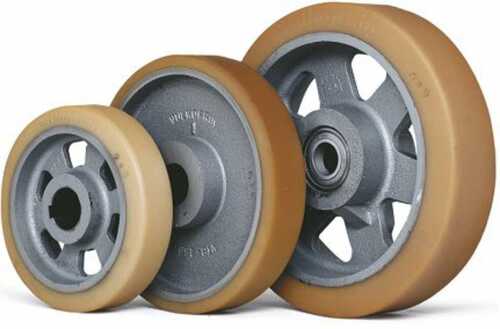 Heavy Load Bearing MS Vulkollan Gate Caster Wheels