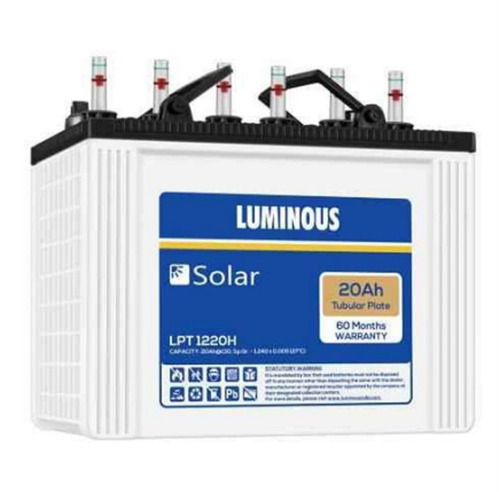 Luminous LPT 1220H 20Ah Solar Tubular Battery 12V With 60 Months Warranty