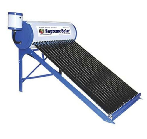 Supreme 12 Tubes And 60 Cells Solar Etc Water Heater With 100 Lpd Capacity General Medicines