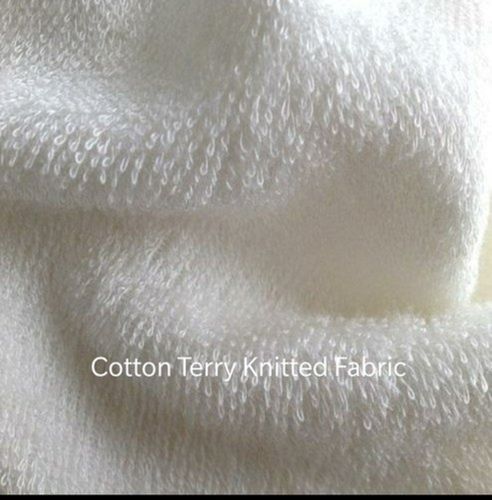 Brown White Color Cotton Silk Fabric 