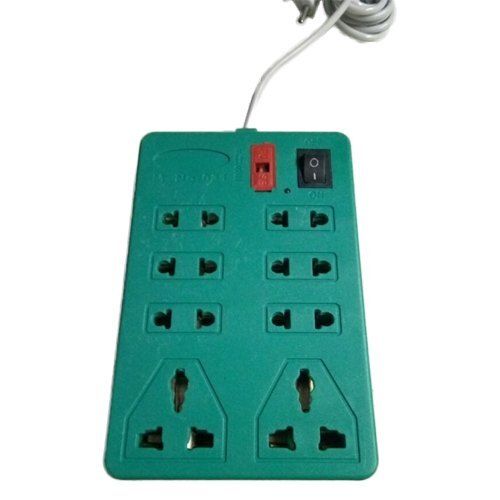 Liquid 3 Plug Pin Type And 6 Meter Cord Length Rectangular Extension Board Multi Function