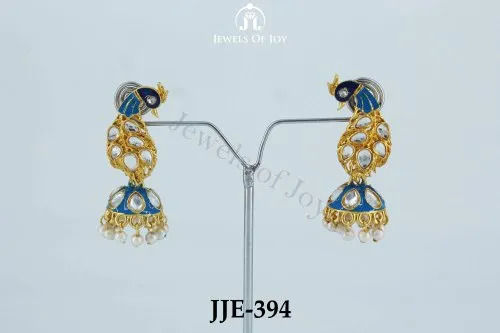 Standard Alloy Material Free Size Artificial Multicolor Diamond Fancy Earrings For Party