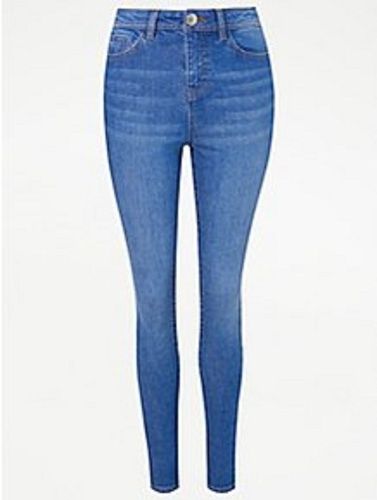 Comfortable And Stretchable Skin Friendly Slim Fit Women Blue Denim Jeans Age Group: >16 Years