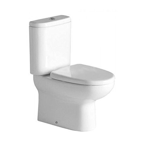 White Floor Mounted Glossy Finish Ceramic One Piece Toilets