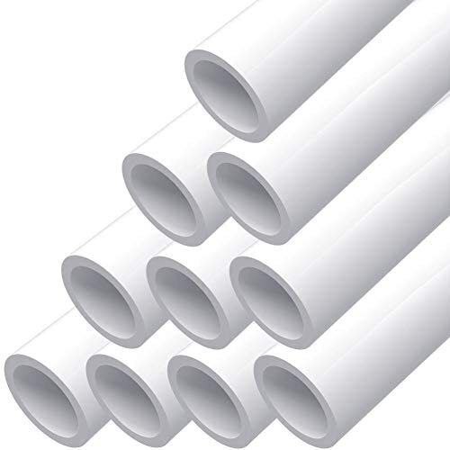 White Scratch Resistance And Strong Durable Round Pvc Plastic Pipes