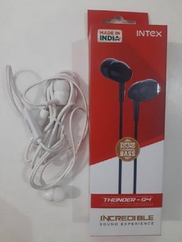 White Soft Pvc Mobile Earphone