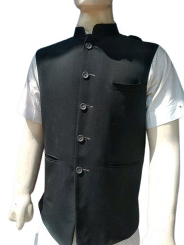 Washable And Quick Dry Three Pocket Sleeveless Plain Cotton Nehru Jacket Application: Commercial