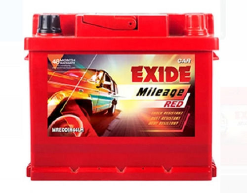 12 Nominal Voltage 44 Ah Capacity Acid Lead Type Exide Car Battery