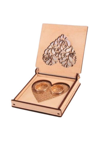 Mango wood Brown Personalized Wedding Ring Holder at Rs 210/piece in Sambhal
