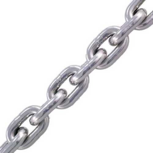 Black Galvanized Surface Stainless Steel Link Chains For Industrial