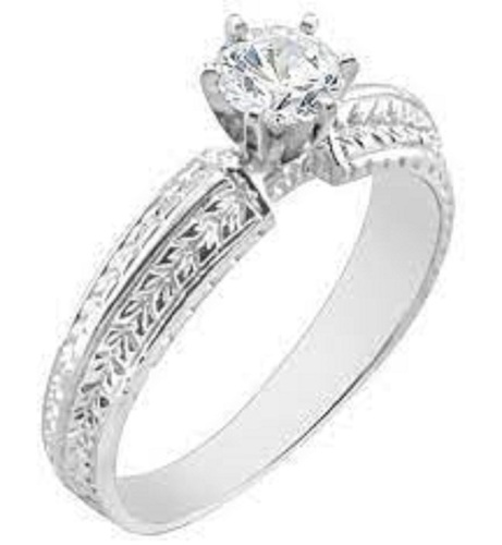 La4ve Diamonds 1.0 Carat Diamond, Prong-Set 14KT White Gold Round Diamond  Solitaire Engagement Ring (H-I, I1-I2) Real Diamond Rings For Women | Gift  Box Included | Amazon.com