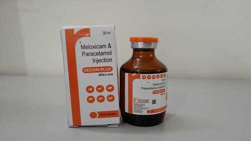 Meloxicam and Paracetamol 30ml Injection