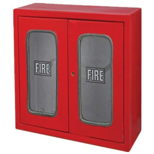 Yellow Paint Coated And Rust Proof Mild Steel Rectangle Fire Extinguisher Box