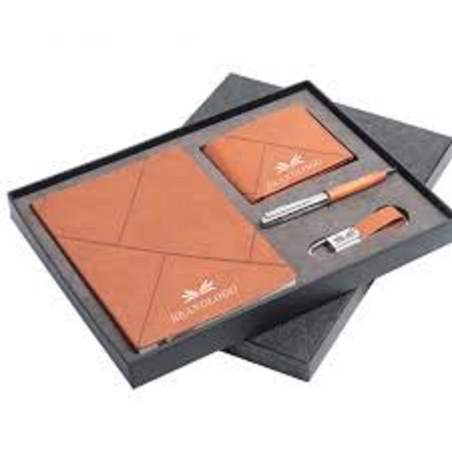 Rectangular Ball Pen And Notebook Beautiful Look Corporate Advertising Gifts By Bhagyoday Palace
