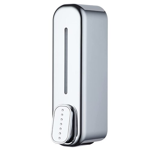 Rectangular Strong And Durable Easy To Assemble Manual Silver Liquid Soap Dispenser