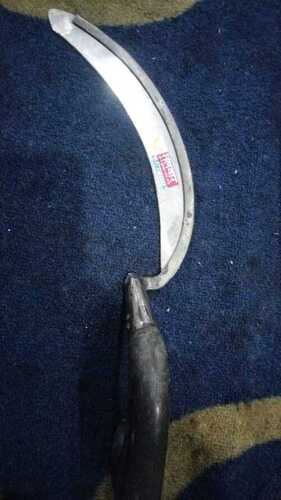 Wooden Handle C Shape Sickle For Grass And Wood Cutting