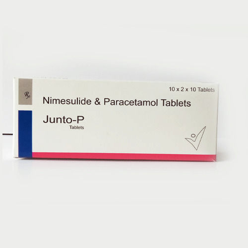 JUNTO-P Nimesulide And Paracetamol Painkiller Tablet, 10x2x10 Blister Pack