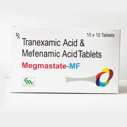 MEGMASTATE-MF Tranexamic Acid And Mefenamic Acid Tablets, 10x10 Alu Alu