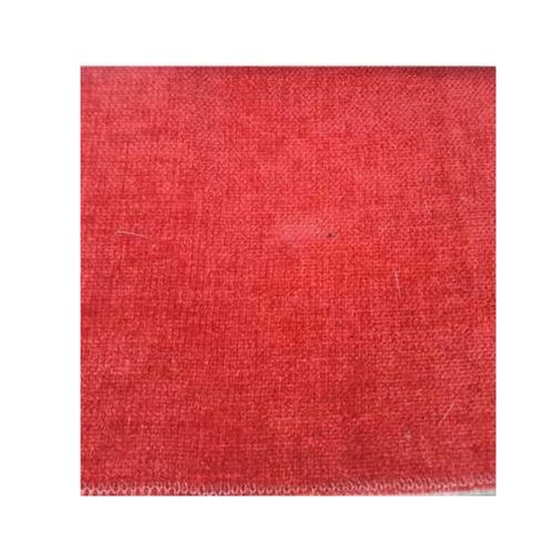 Comfortable Durable Plain Red Color Sofa Fabric