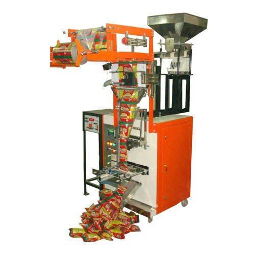 Green Automatic Snacks Packaging Machine With 240V Voltage And 50Hz Frequency