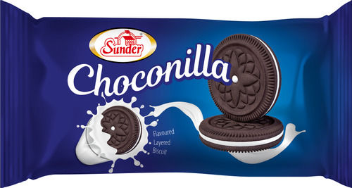 Choconilla Flavoured Layered Biscuit 100g with 6 Months of Shelf Life