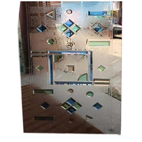 Decorative Glass Entry Door