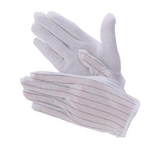 White Esd Coated Waterproof Washable Full Finger Dotted Laboratories Gloves