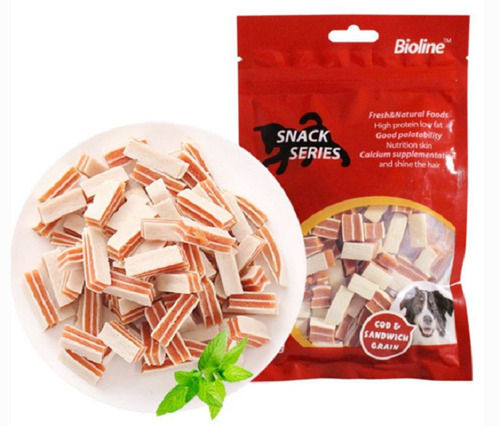 Nutritious And Delicious Security Snack Cod Dog Treats, 100g Pack