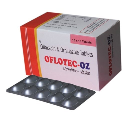 Oflotec OZ Tablets - 10x10 Allopathic Medicine | Effective Against Bacterial & Parasitic Infections, Medicine Grade Quality