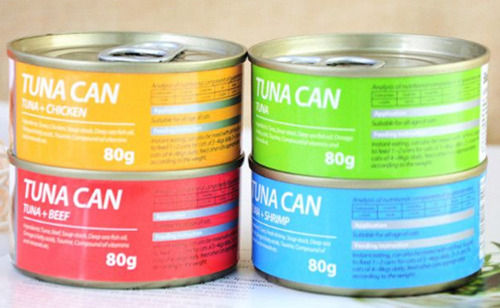 Tuna Chicken Or Tuna Beef Or Tuna Shrimp Flavour Wet Canned Cat Food, 80g Pack