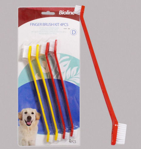Whiten Cleaner Toothbrush For Dog, 4 Pcs Pack