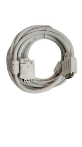 White 1.8 Meter Pvc Insulated And Copper Conductor Projector And Laptop Vga Cable