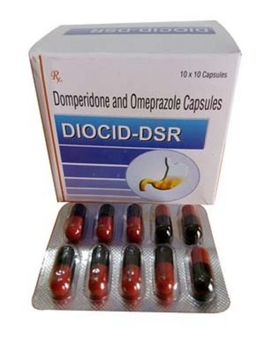 Diocid-DSR Domperidone And Omeprazole Capsules, 10x10 Blisters