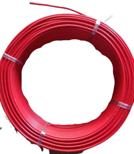 Red Durable Plain Shock Resistant Fire Proof Pvc Insulated Copper Multi Stand Wire