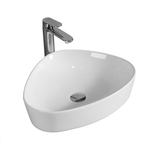 White Good Quality Polished Surface Finishing Ceramic Top Wash Basin