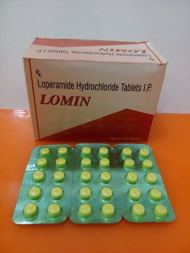 Lomin Loperamide Hydrochloride Tablet Ip, 10x3x10 Blister