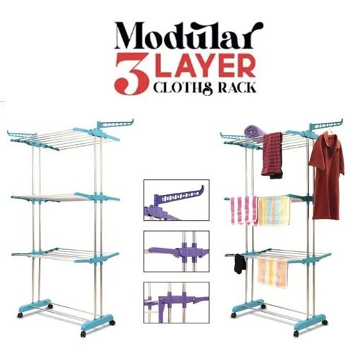 Modular 3 Layer Clothes Drying Rack
