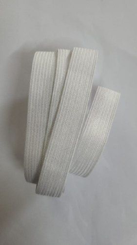 Perfect Strength Non Stretchable Polyester Easy To Use White Plain Elastics Tapes