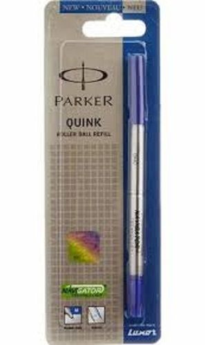 Blue Smooth And Soft 0.02 Pound Stainless Steel Parker Quink Roller Ball Pen