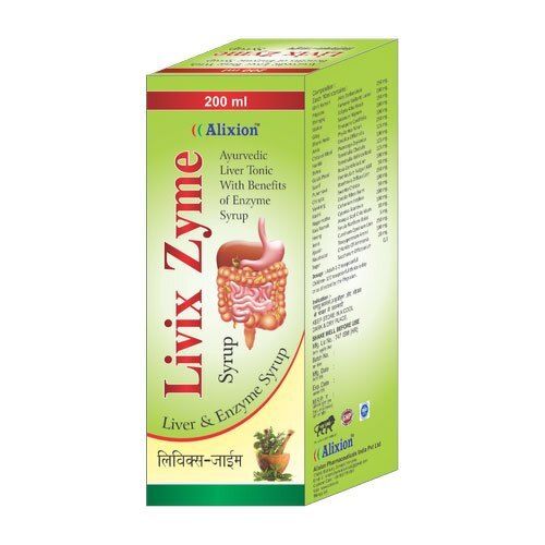 200 Ml Ayurvedic Alixion Liver & Enzyme Syrup For Liver Support