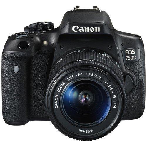  कैनन EOS 750D 24.2MP डिजिटल एसएलआर कैमरा (काला) 